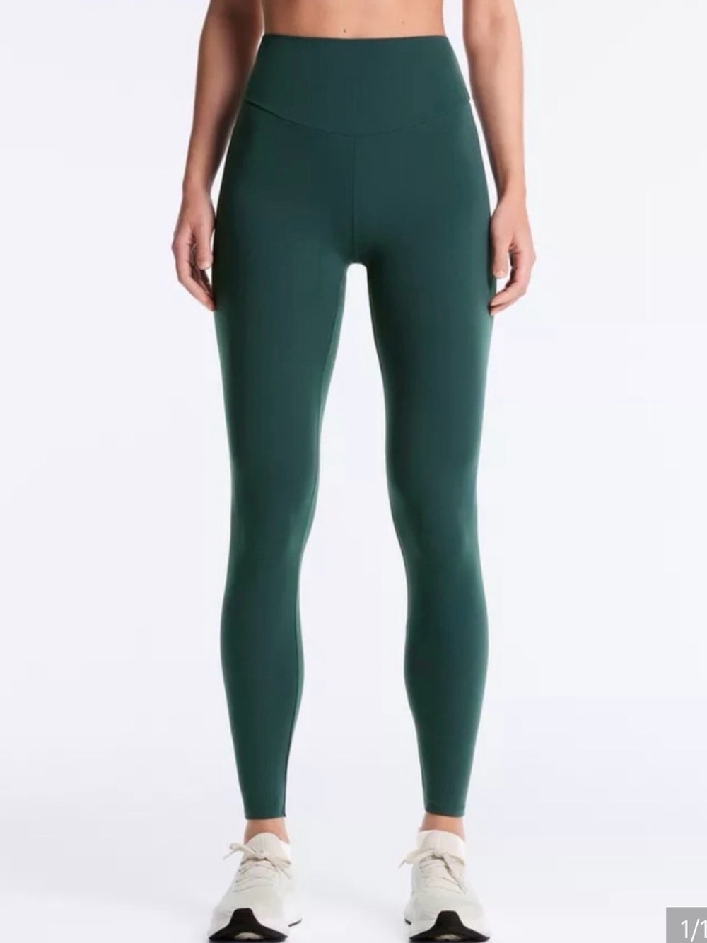 Oysho Compression High-Rise Forest Green Leggings